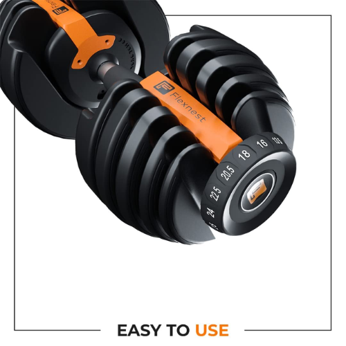 Flexnest Adjustable Iron Dumbbells Set