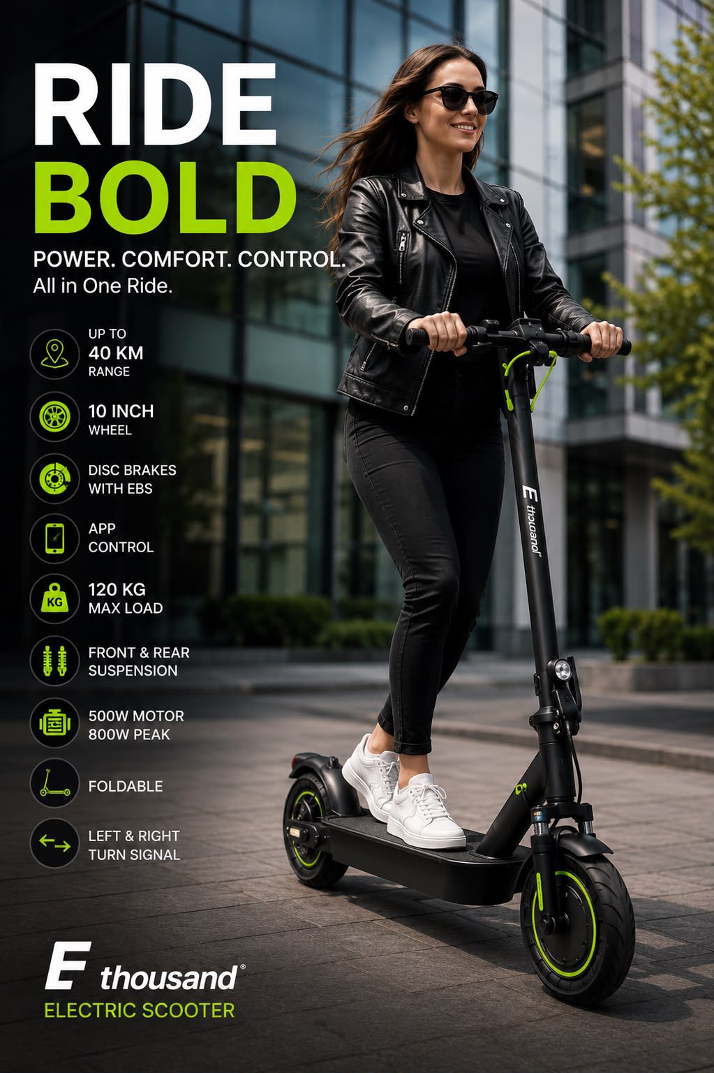 E-Thousand  E9 Max Electric Scooter